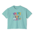 Colorful Inspirational Women's Boxy T‑Shirt