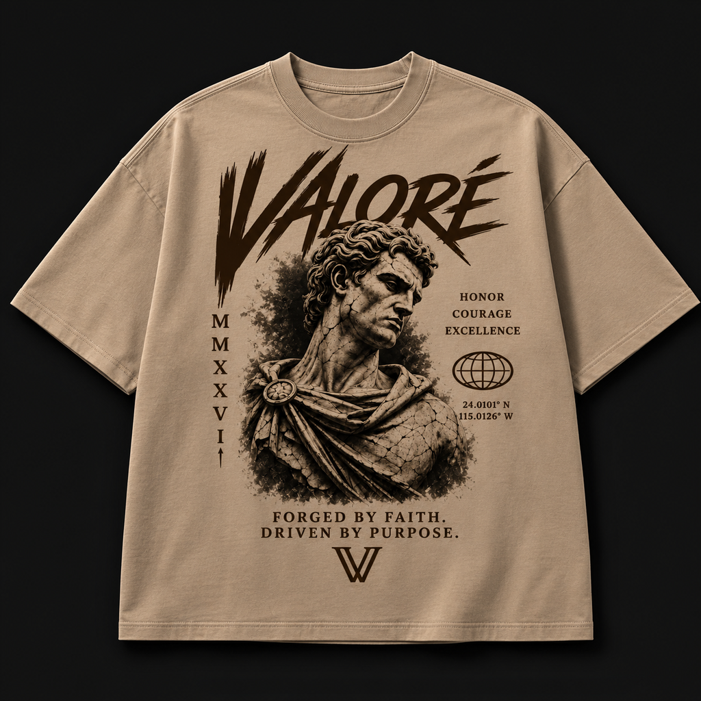 VALORÉ – Forged by Faith Oversized Tee