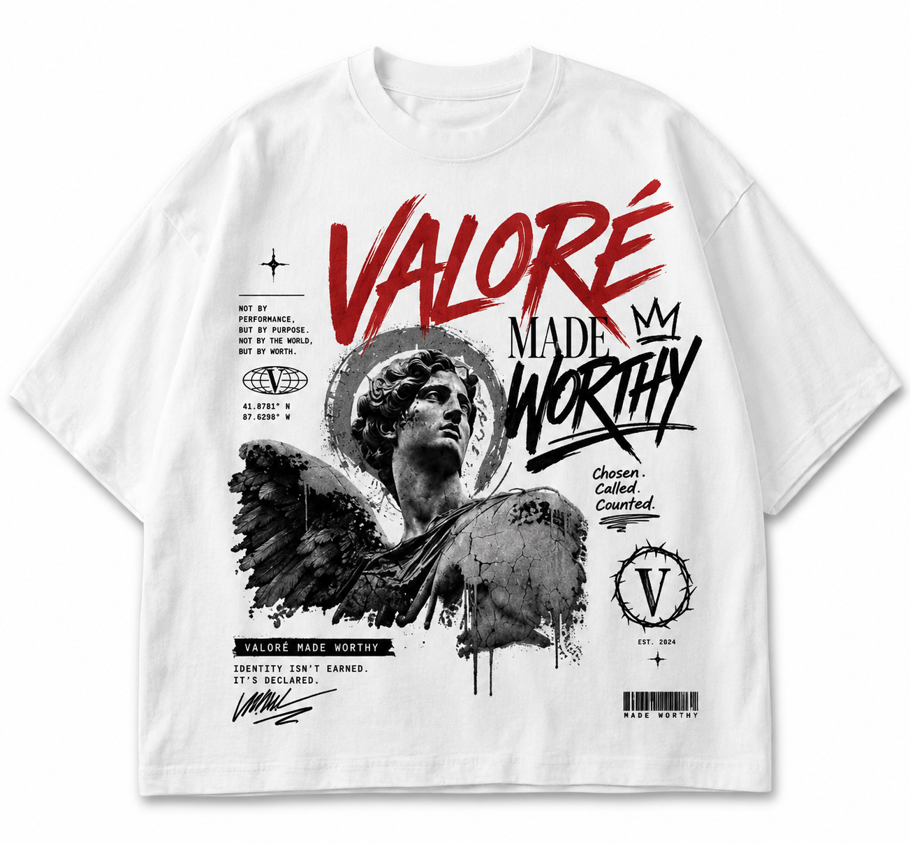 VALORÉ – Made Worthy Oversized Tee