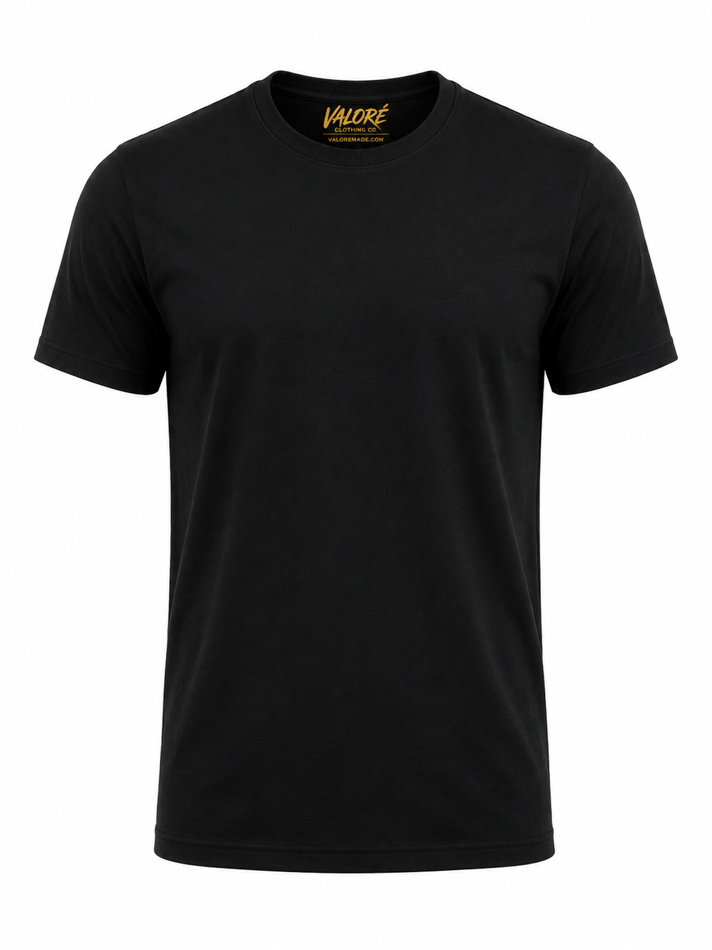 Black Plain Valoré T-Shirt